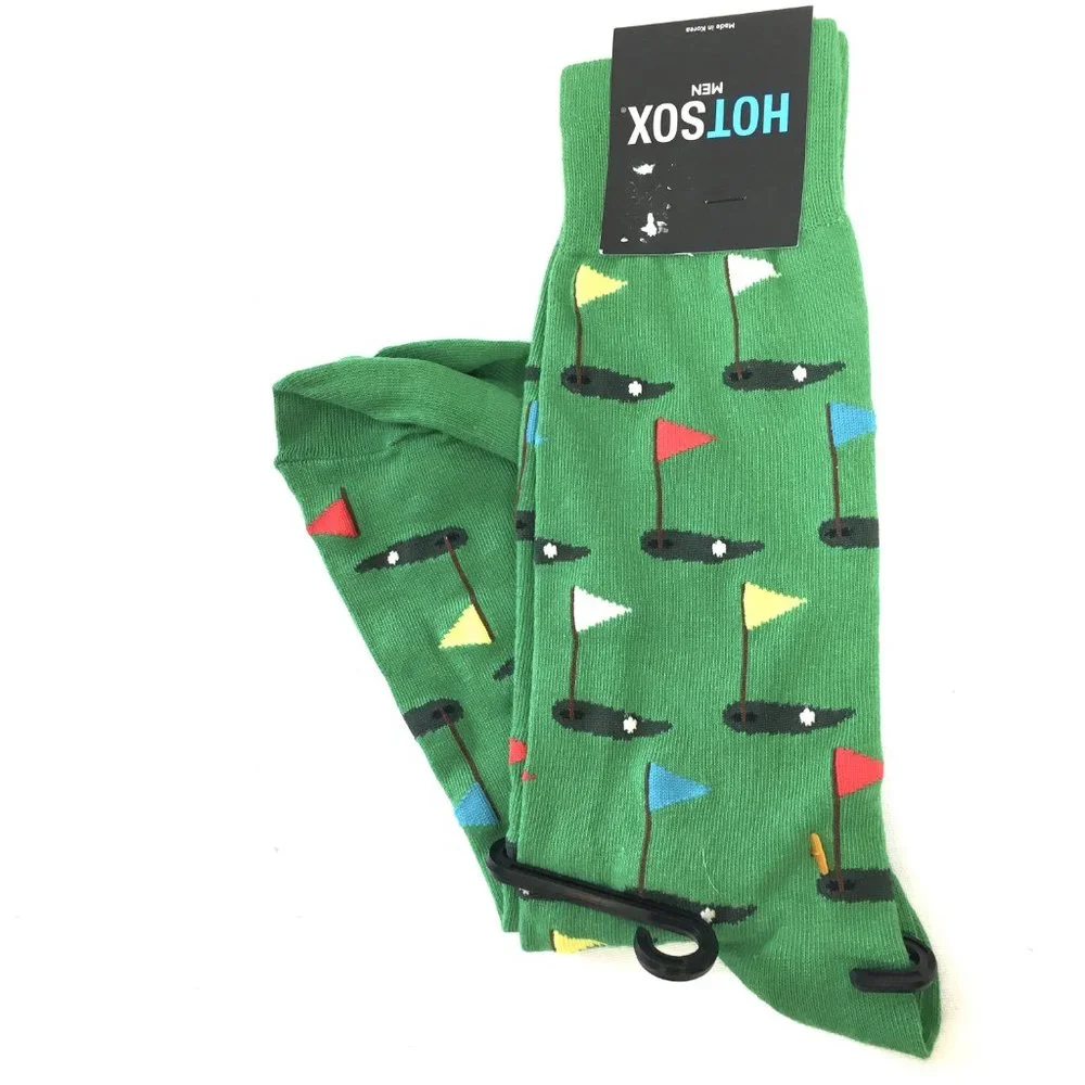 Hot Sox® Golf Club Inspired Socks Sz 10-13 NWT